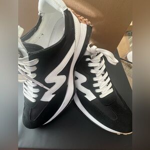 Steve Madden | Women’s CAMPO - Black & White Sneakers